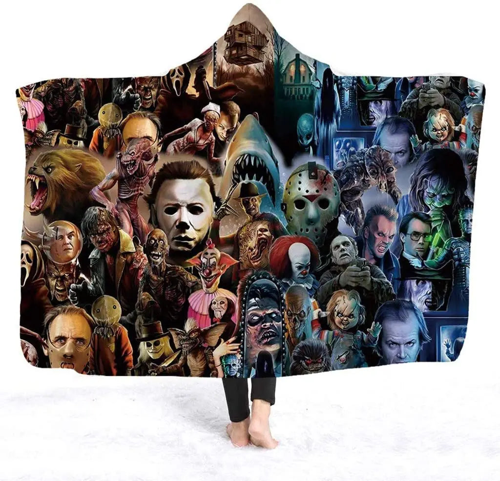 Gothic Sherpa Fleece Blanket
