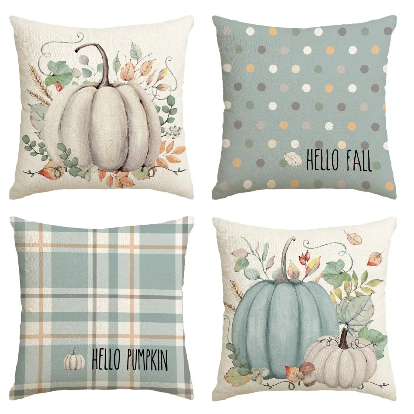 Autumn Harvest Throw Pillow Covers
