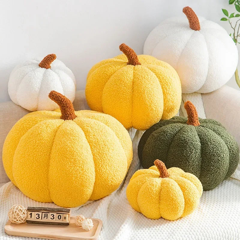 Nordic Pumpkin Plush Cushion