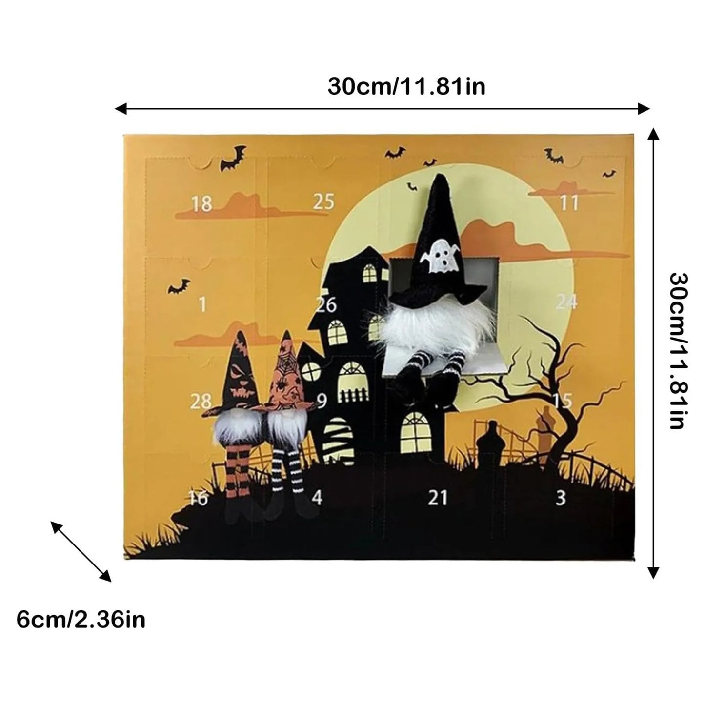 Spooky Gnome Halloween Countdown Calendar