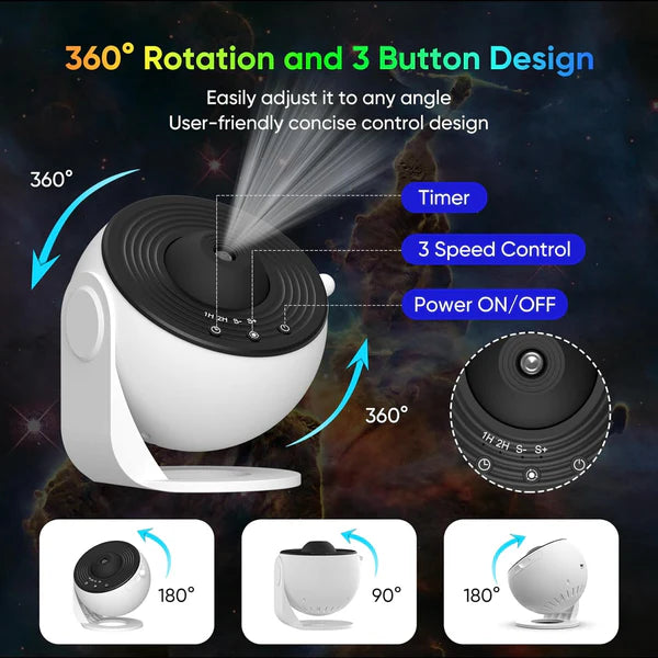 Starry Galaxy Projector