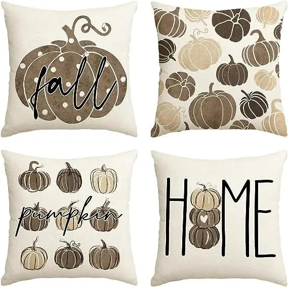 Autumn Harvest Throw Pillow Covers