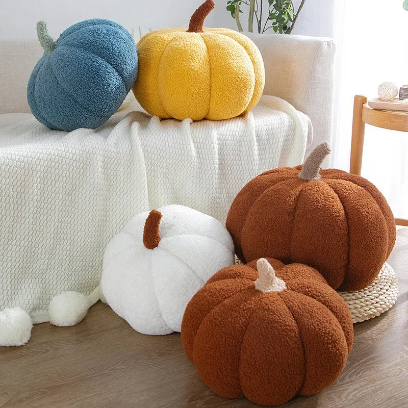 Nordic Pumpkin Plush Cushion