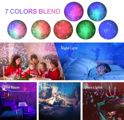 Mini Projector with LED Night Light