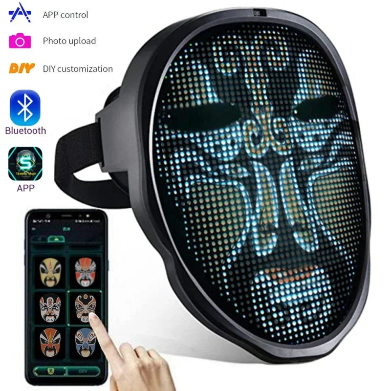 Smart LED Carnival Mask
