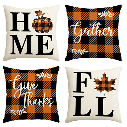Autumn Harvest Throw Pillow Covers