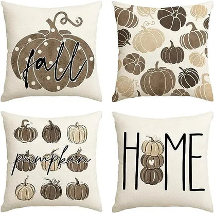 Autumn Harvest Throw Pillow Covers